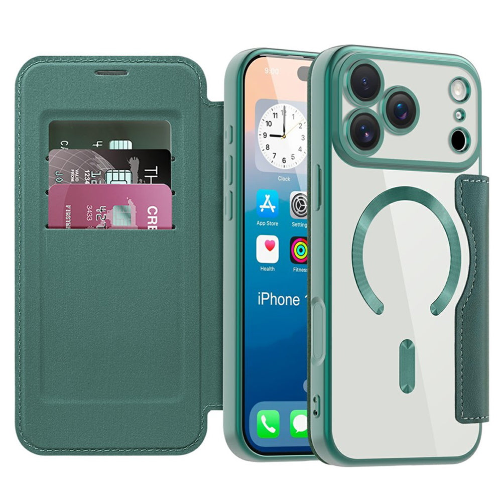 Techsuit - SmartMag Book Case - iPhone 17 Pro Max - Green