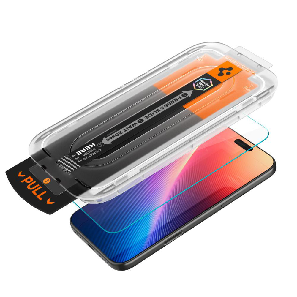 Spigen - Glas.tR EZ-FIT Pro HD (AGL10095) - iPhone 16 Pro Max / iPhone 17 Pro Max - Clear