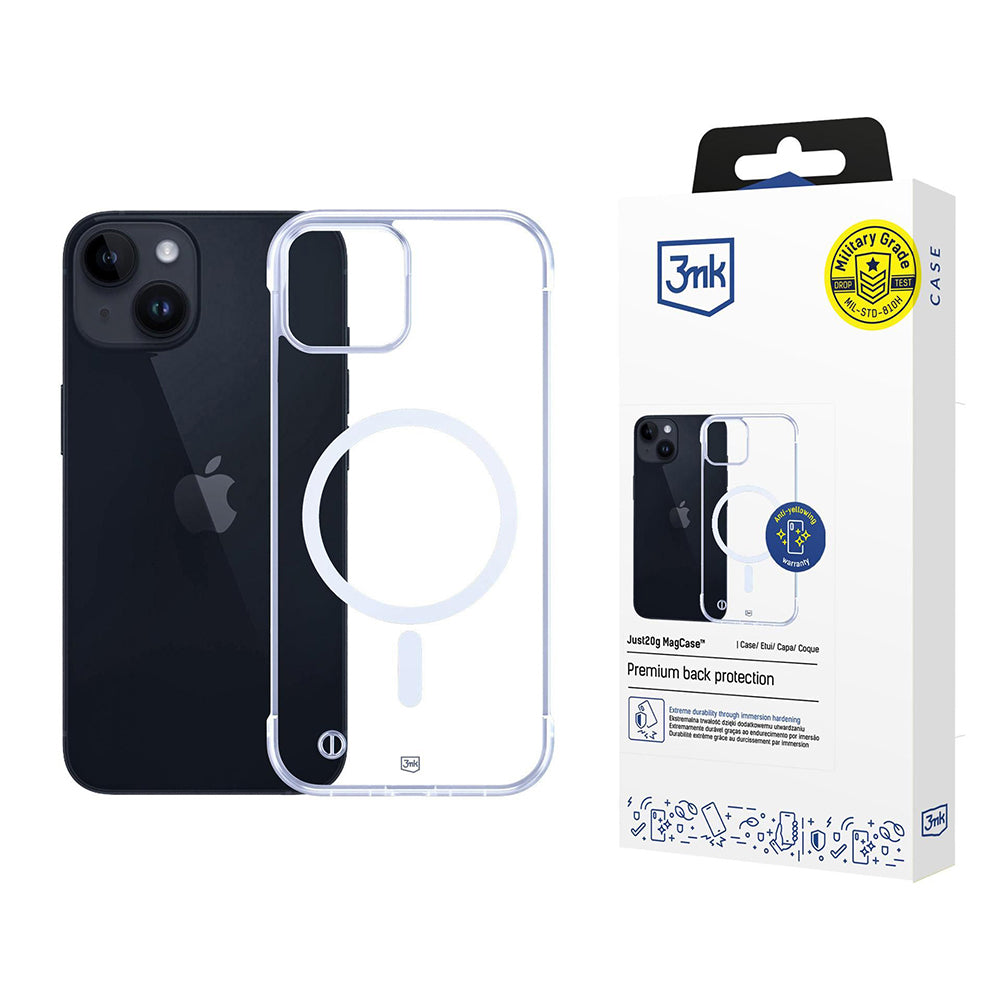 3mk - Just20g MagCase - iPhone 13 - Transparent