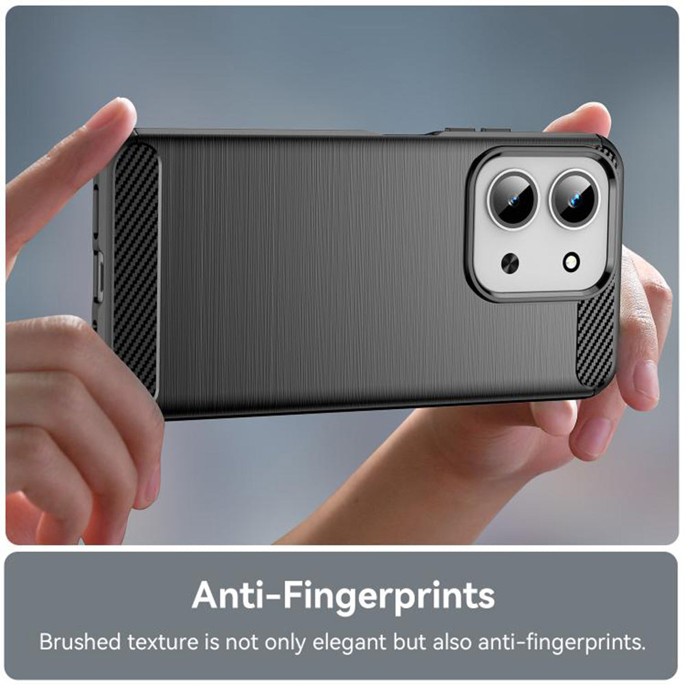 Techsuit - Carbon Silicone - Xiaomi Redmi 15C 4G / Redmi 15C 5G / Poco C85 4G - Black