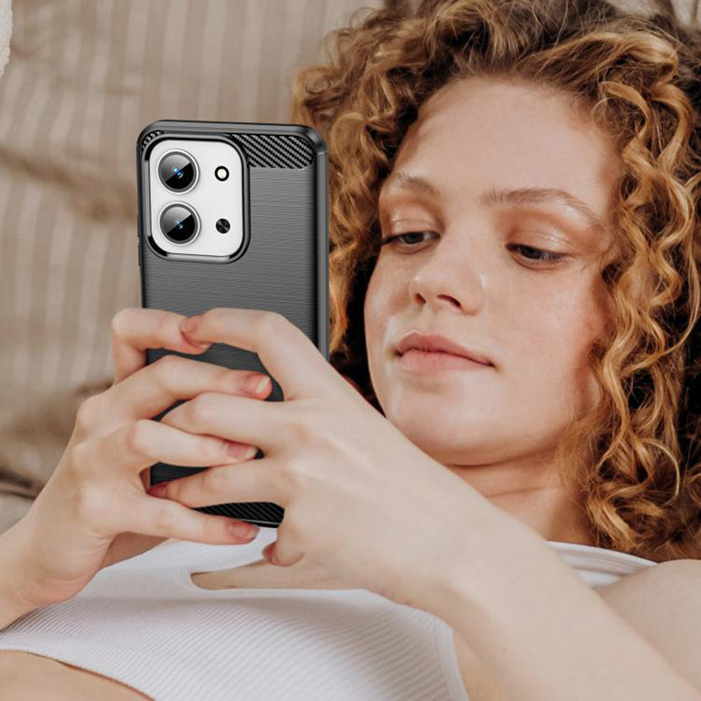 Techsuit - Carbon Silicone - Xiaomi Redmi 15C 4G / Redmi 15C 5G / Poco C85 4G - Black