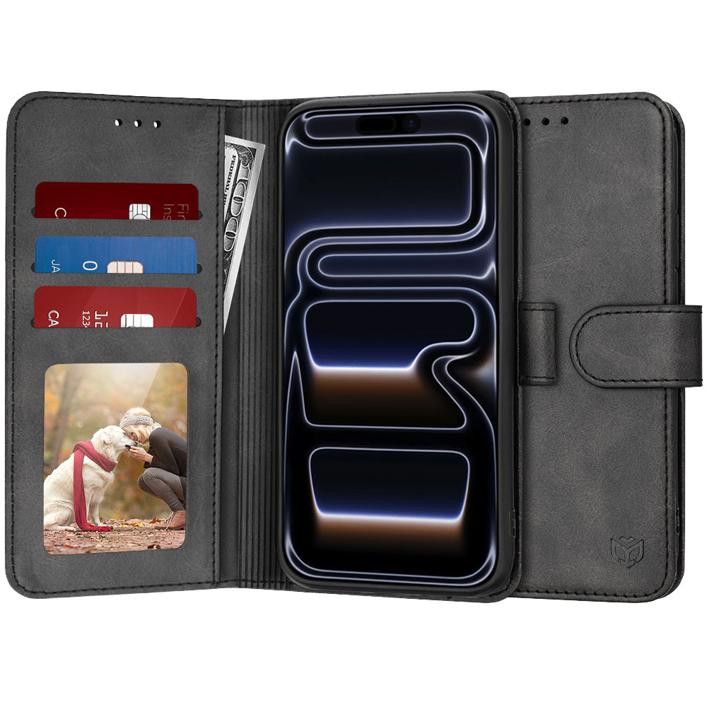 Techsuit - Diary Book - iPhone 17 Pro - Black