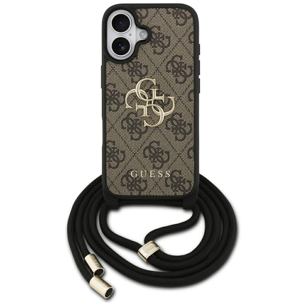 Guess - Hardcase 4G CBDY Big Logo with Cord Strap (GUHCP17SP4GMGCRW) - iPhone 17 - Brown