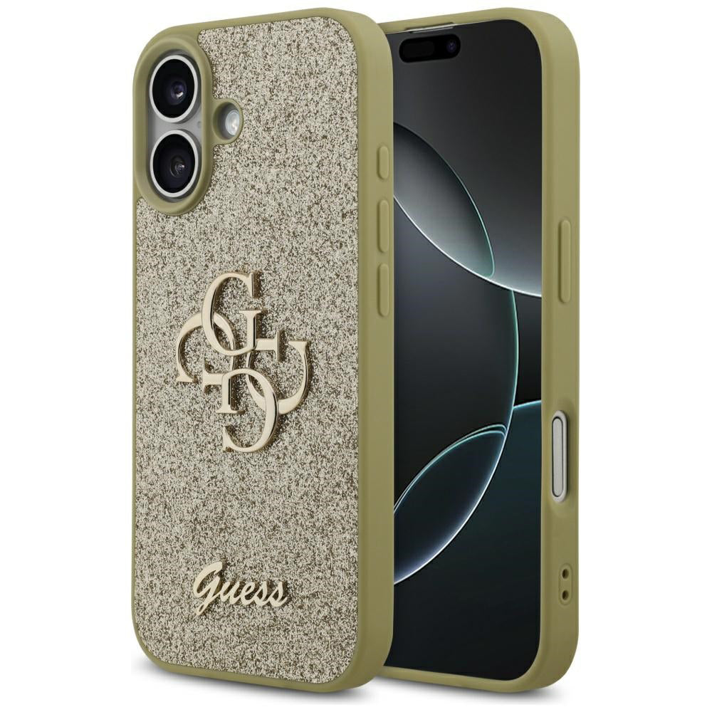 Guess - Fixed Glitter Big 4G (GUHCP17SHG4SGD) - iPhone 17 - Gold