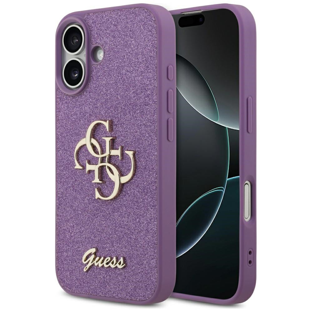 Guess - Fixed Glitter Big 4G (GUHCP17SHG4SGL) - iPhone 17 - Lilac