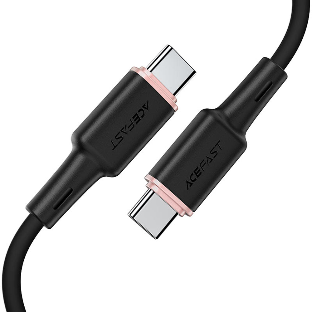 Acefast - Data Cable (C2-03) - Type-C to Type-C, 60W, 3A, Fast Charging, 1.2m - Black