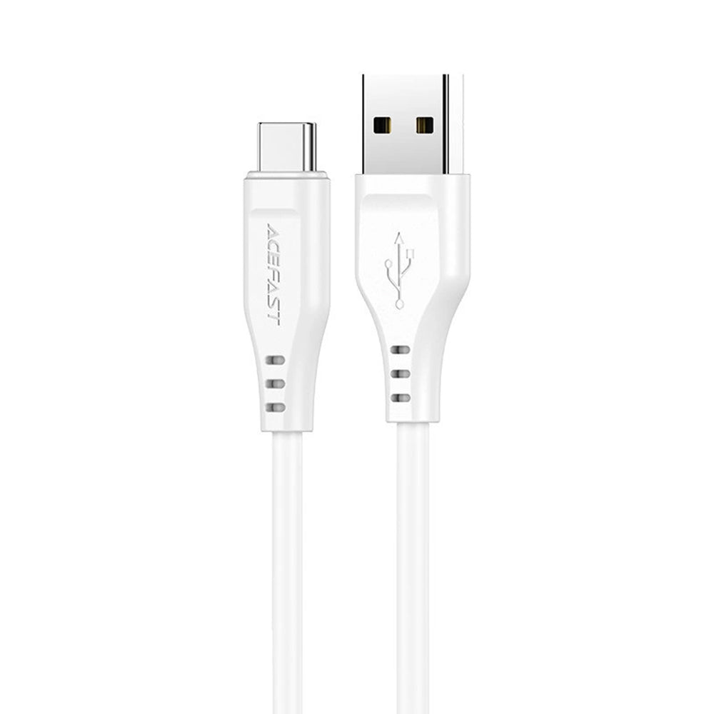Acefast - Data Cable (C3-03) - USB to Type-C, 60W, 3A, Fast Charging, 1.2m - White