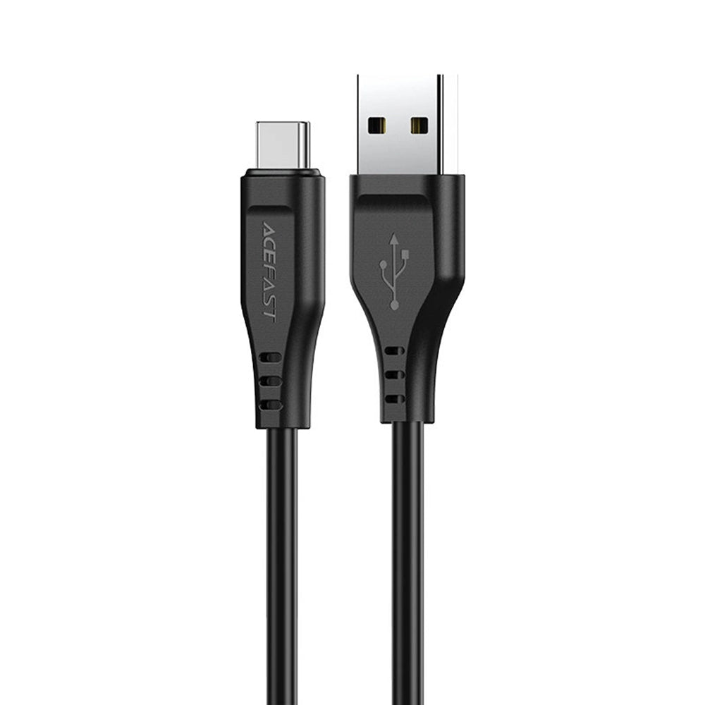 Acefast - Data Cable (C3-03) - USB to Type-C, 60W, 3A, Fast Charging, 1.2m - Black