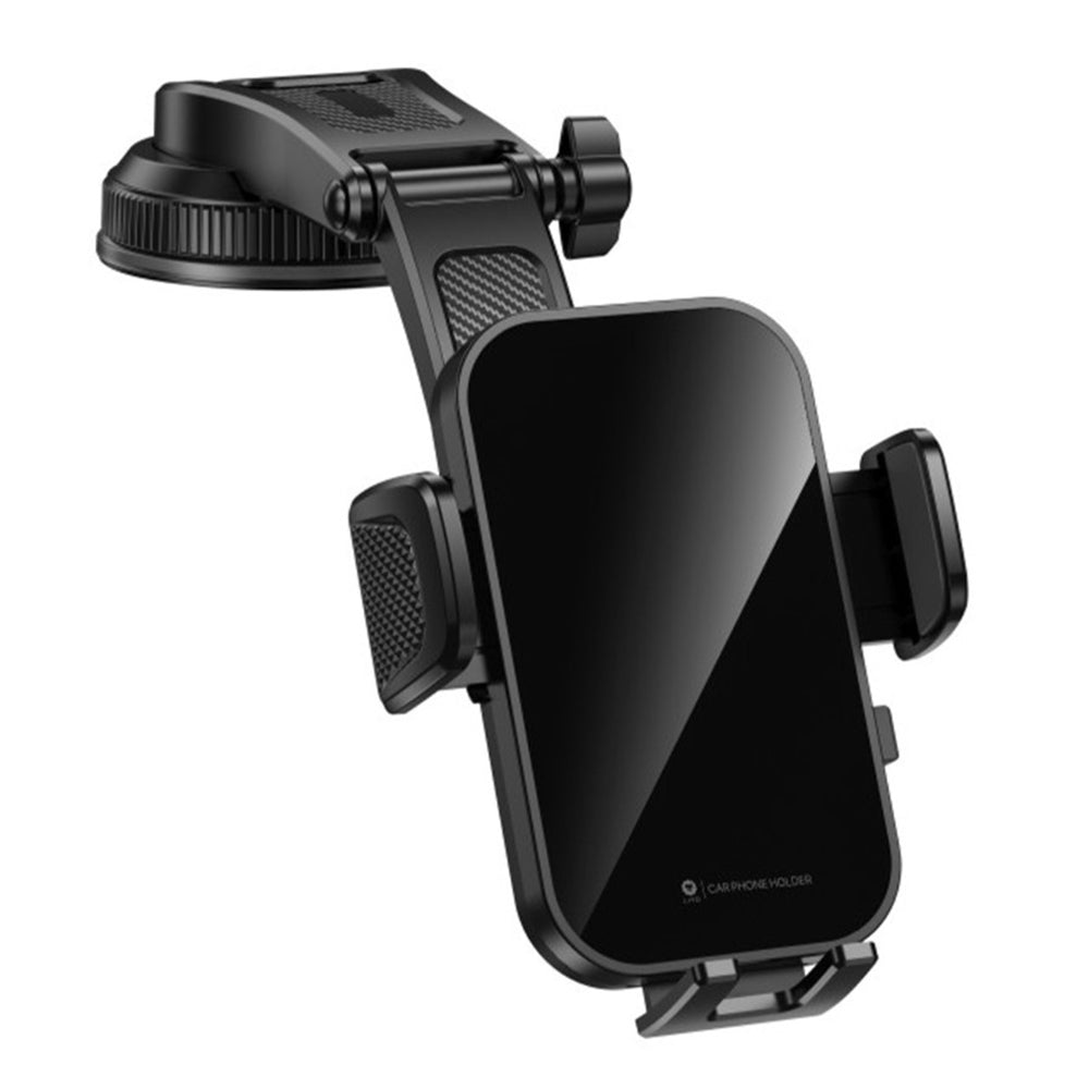 Lito - Car Holder (LT-W11) - for Dashboard/Windshield, Magnetic, One-Click Locking, 360°, Low-Profile Design - Black