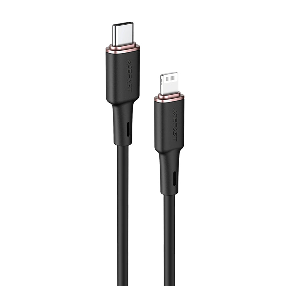 Acefast - Data Cable (C2-01) - Type-C to Lightning, 30W, 3A, Fast Charging, MFi Certification, 1.2m - Black