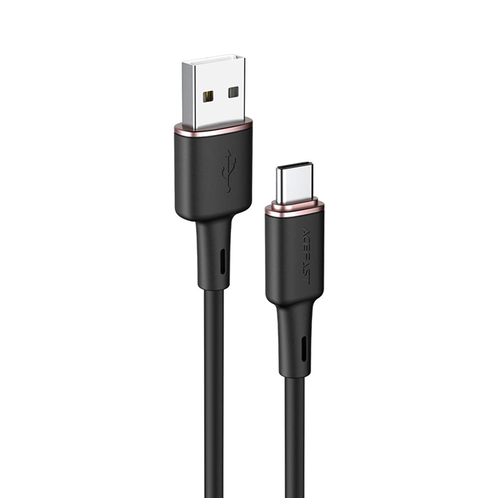 Acefast - Data Cable (C2-04) - USB to Type-C, Fast Charging, 3A, 1.2m - Black