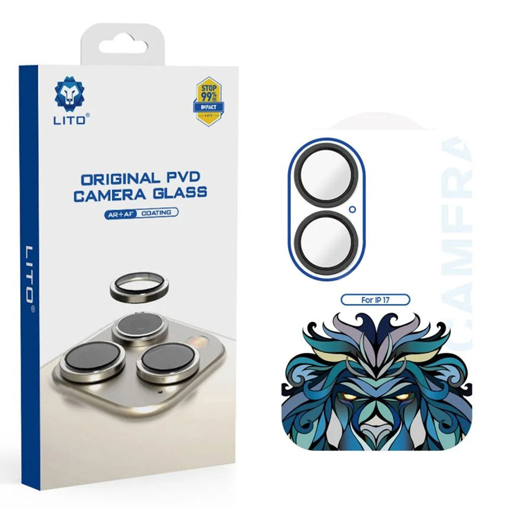 Lito - Titanium AR Camera Glass - iPhone 17 - Black