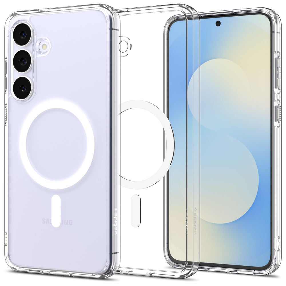 Spigen - Ultra Hybrid MagSafe - Samsung Galaxy S25 FE - Clear / White