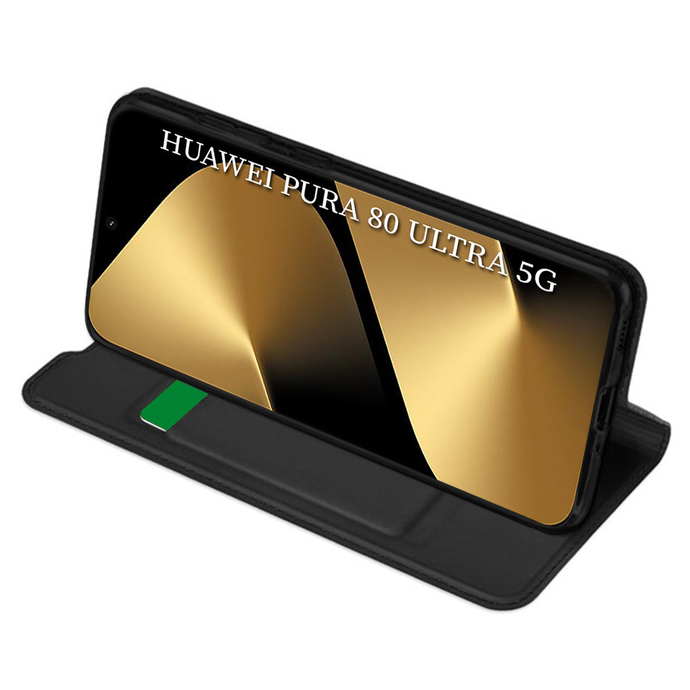 Techsuit - Magskin Book - Huawei Pura 80 Ultra - Black