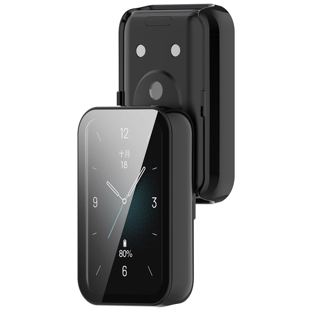 Techsuit - Defense360 Pro + Screen Protector - Honor Band 10 / Band 9 - Black