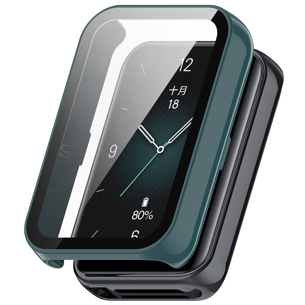 Techsuit - Defense360 Pro + Screen Protector - Honor Band 10 / Band 9 - Deep Teal