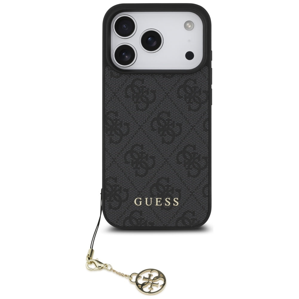 Guess - Hardcase 4G Charm Cradle MagSafe (GUHMP17XGF4GCK) - iPhone 17 Pro Max - Black