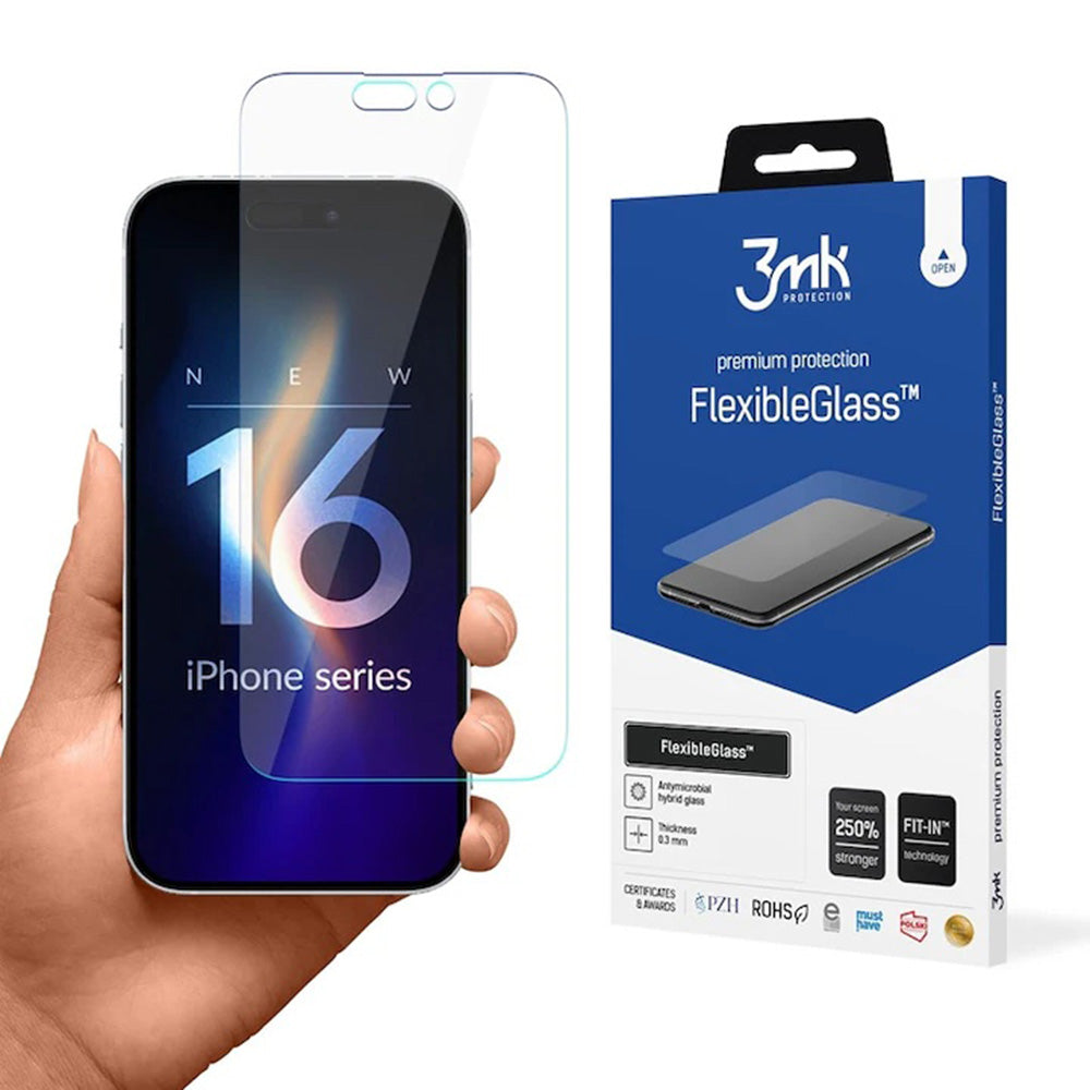 3mk - FlexibleGlass - iPhone 16 Pro Max - Clear