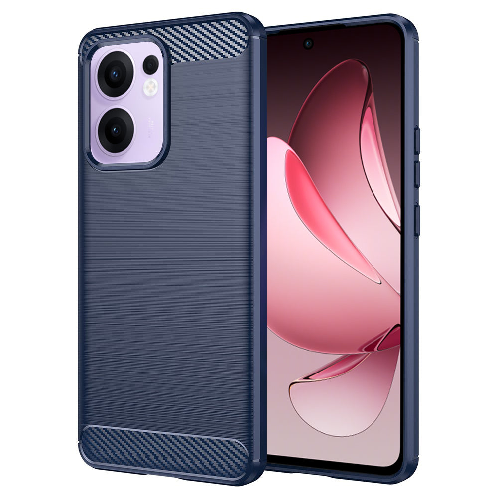Techsuit - Carbon Silicone - Oppo Reno13 F 4G / Reno13 F 5G / Reno13 FS 5G - Blue