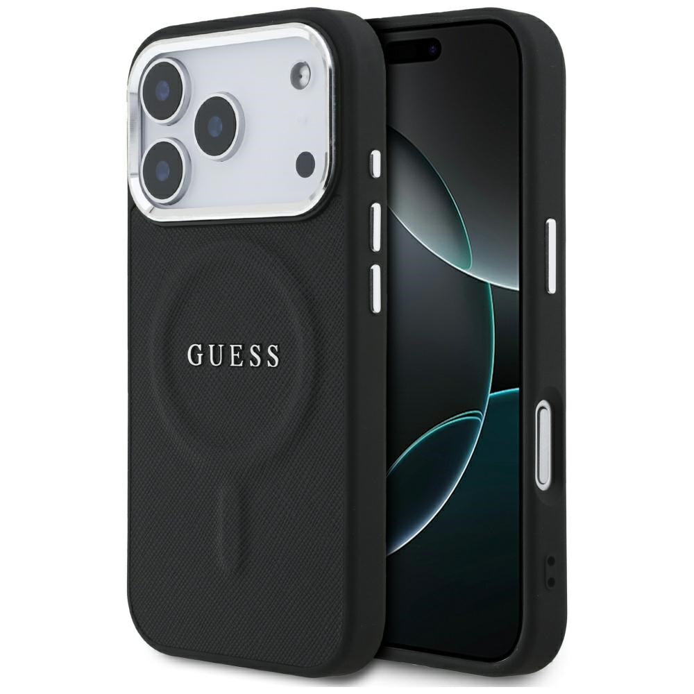 Guess - Hardcase Classic Logo MagSafe (GUHMP17LPSAREGSK) - iPhone 17 Pro - Black