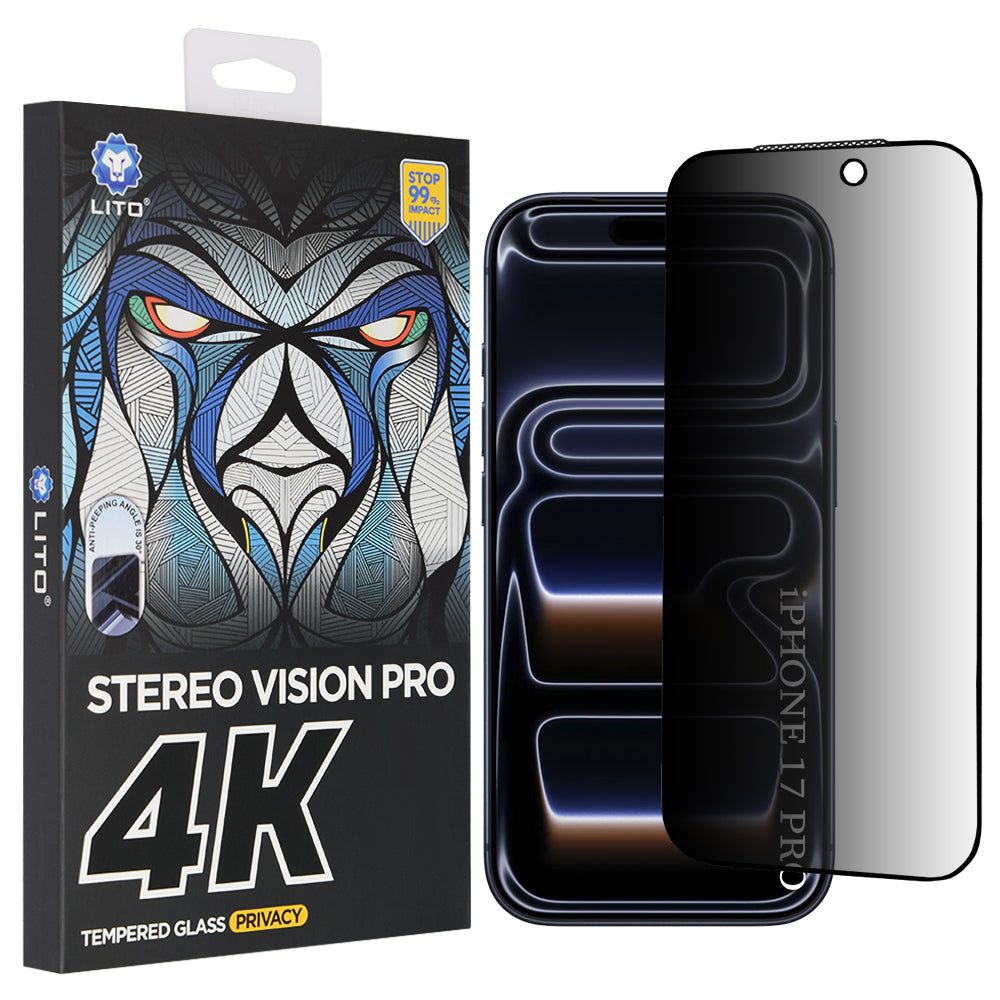 Lito - D+ Max 4K Privacy - iPhone 17 Pro - Black