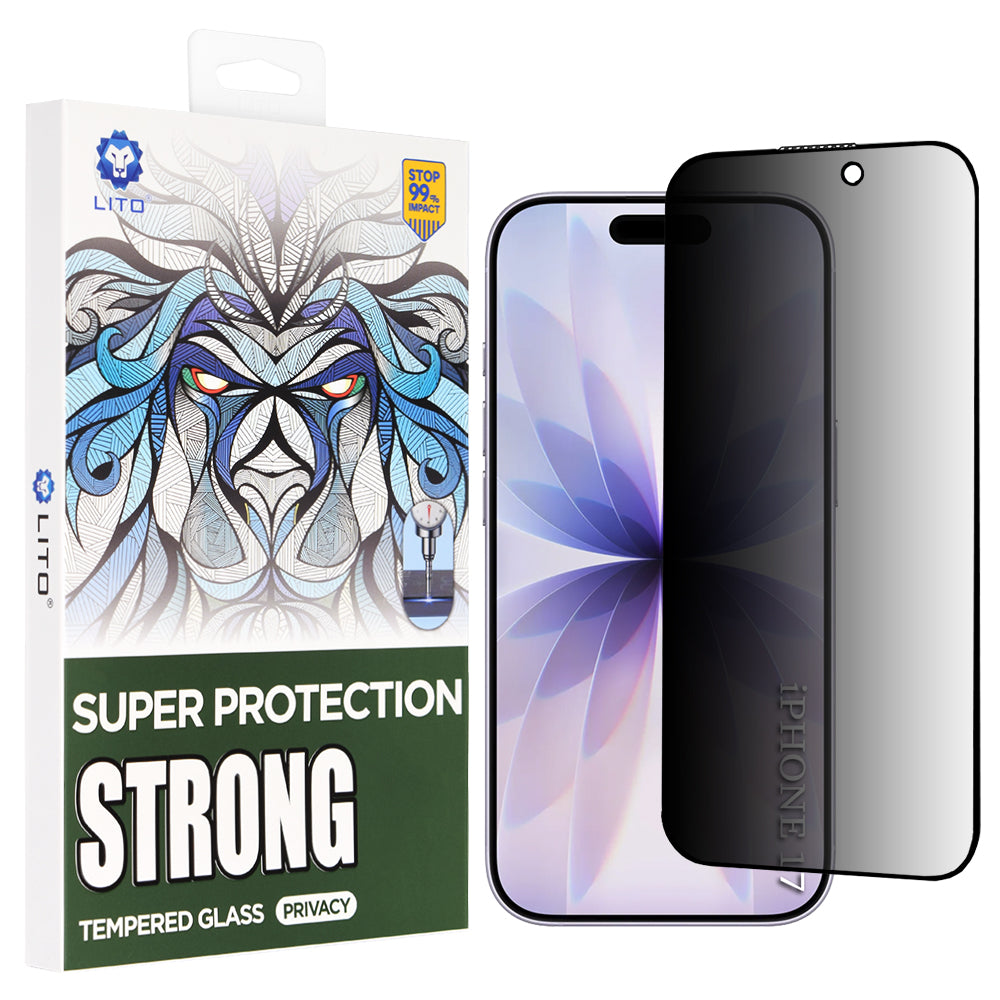 Lito - D+ Max Strong Privacy - iPhone 17 / iPhone 16 Pro - Black