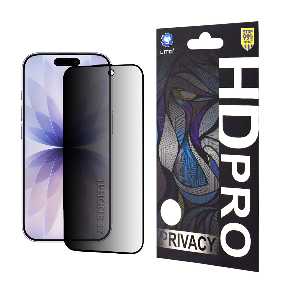 Lito - HD Pro Privacy - iPhone 17 / iPhone 16 Pro - Black