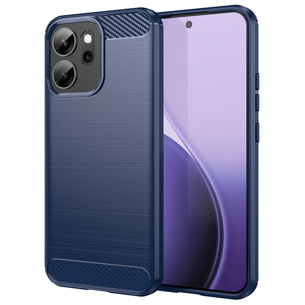 Techsuit - Carbon Silicone - Oppo Reno14 F / Reno14 FS 5G - Blue