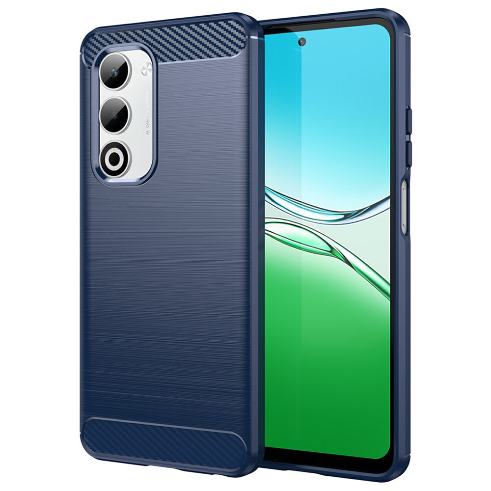Techsuit - Carbon Silicone - Oppo A5 4G / A5 5G - Blue