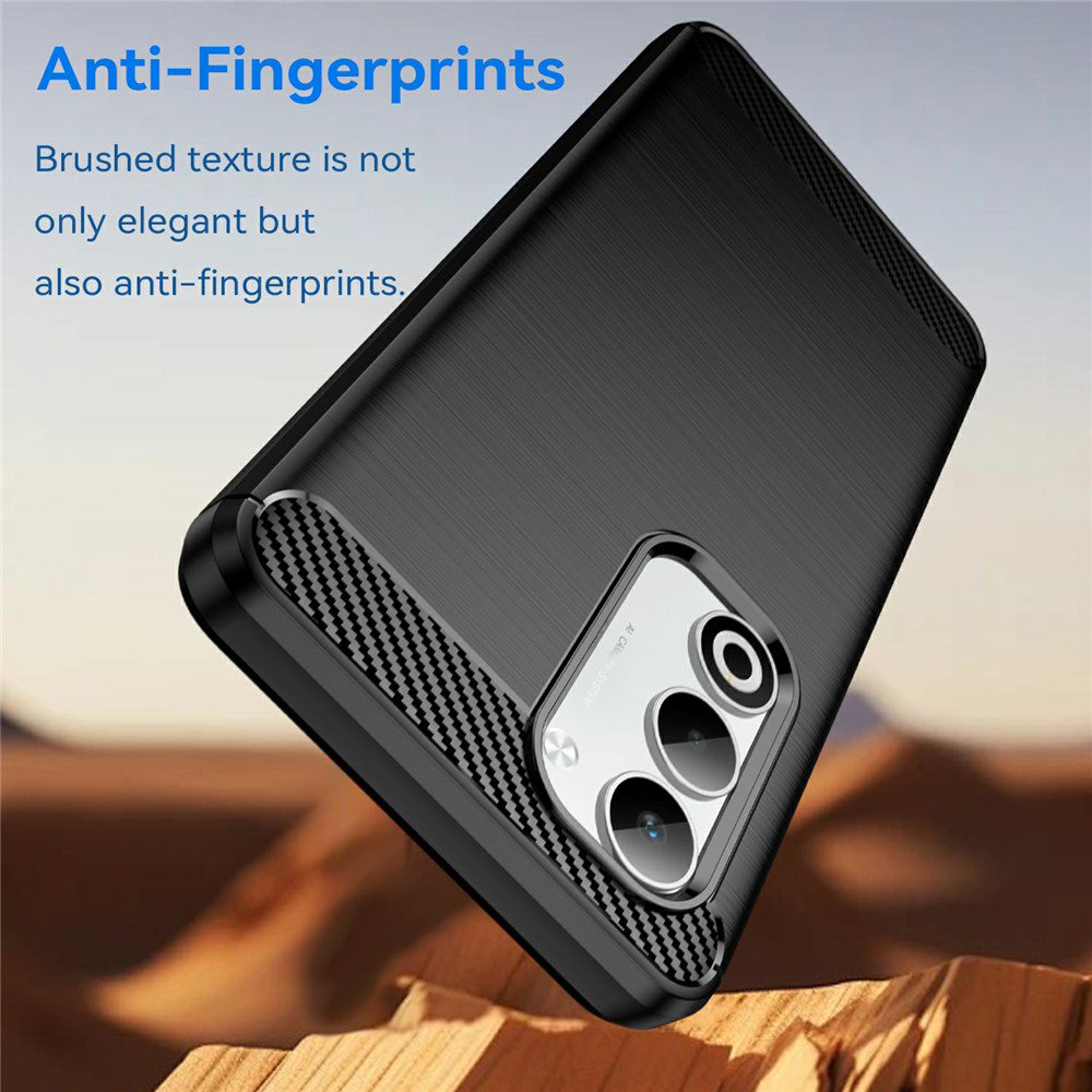 Techsuit - Carbon Silicone - Oppo A5 4G / A5 5G - Black