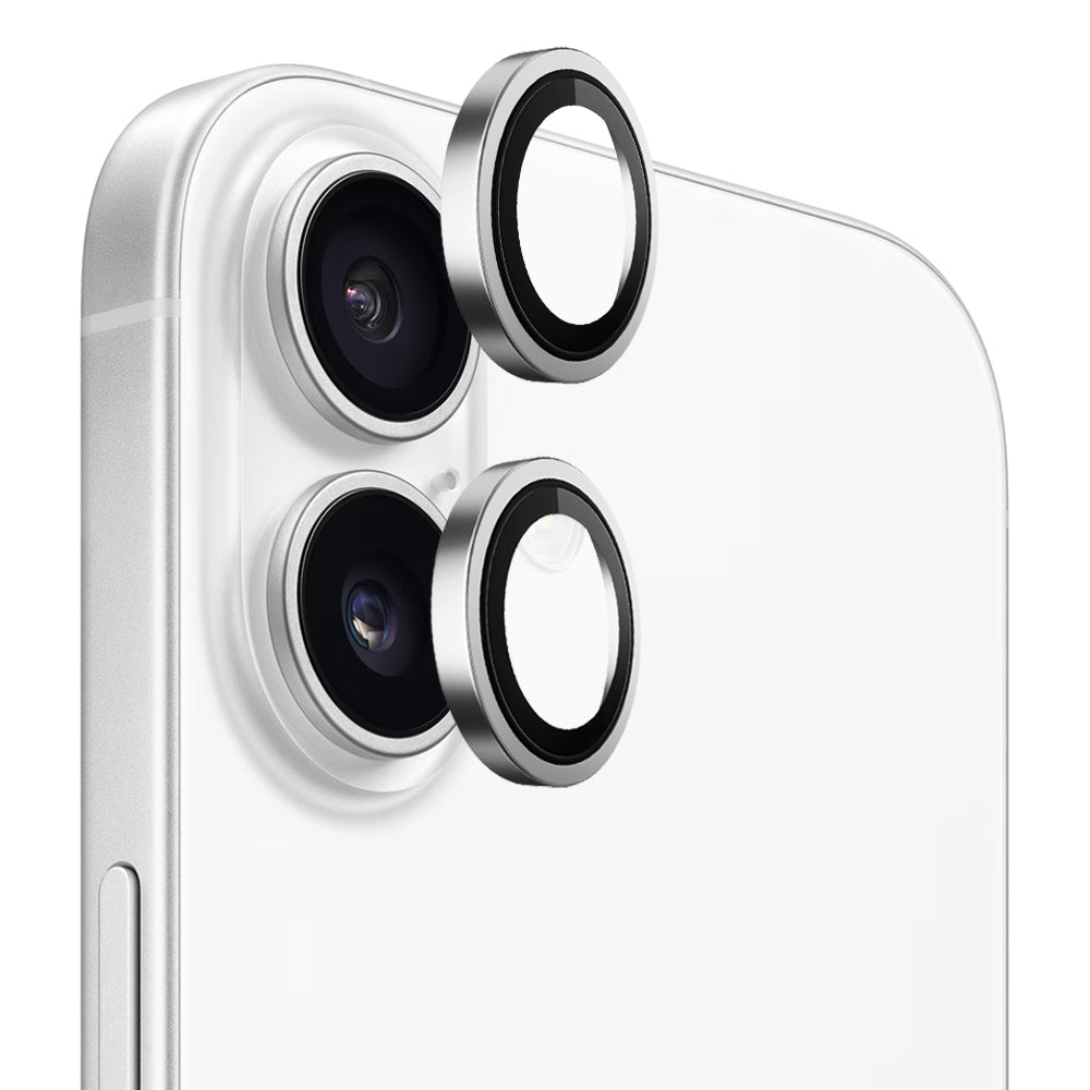 Blueo - Original Metal Frame Lens Glass - iPhone 17 - Silver
