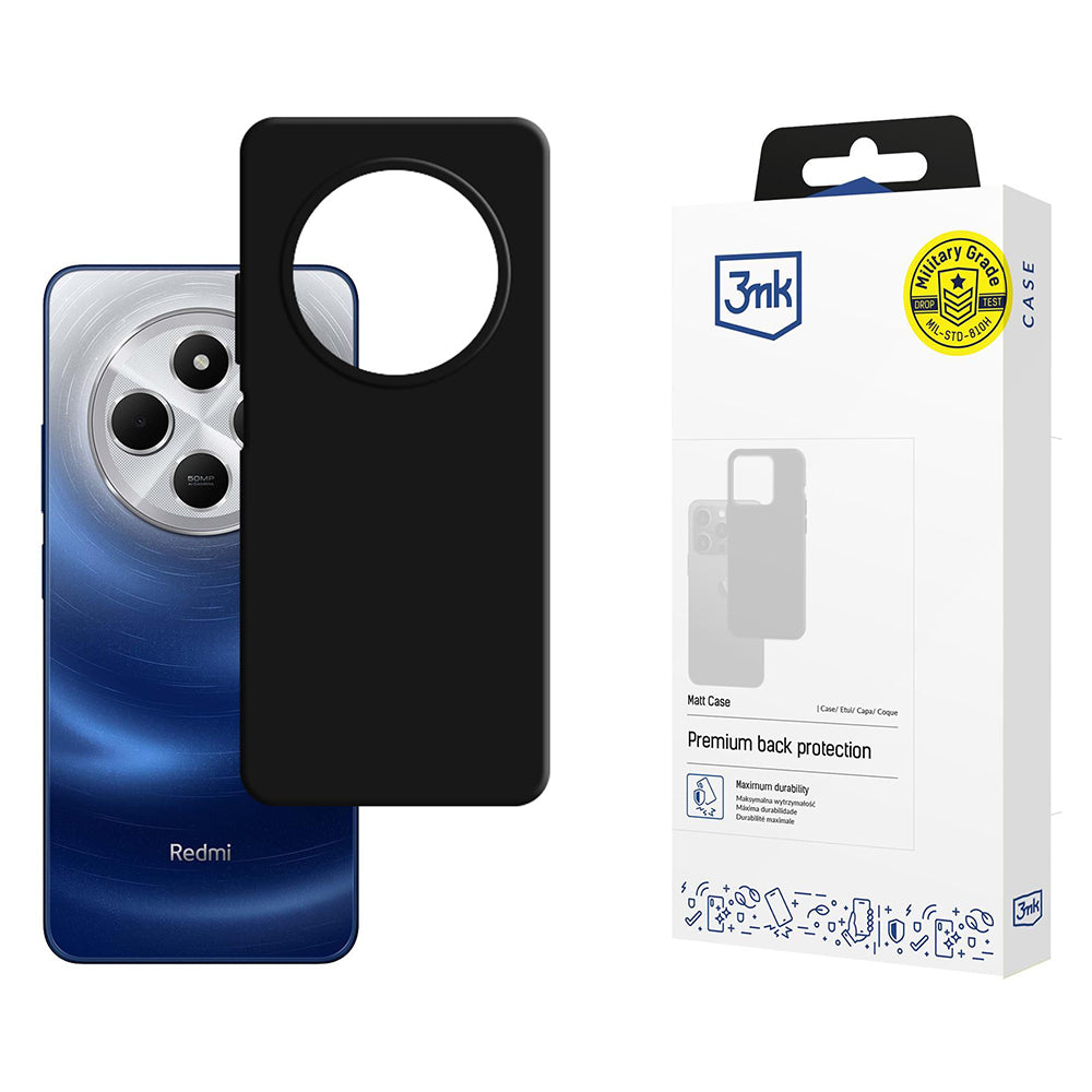 3mk - Matt Case - Xiaomi Redmi 14C / Poco C75 - Black