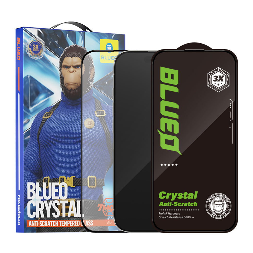 Blueo - Crystal Anti-Scratch Glass - iPhone 17 Air - Black