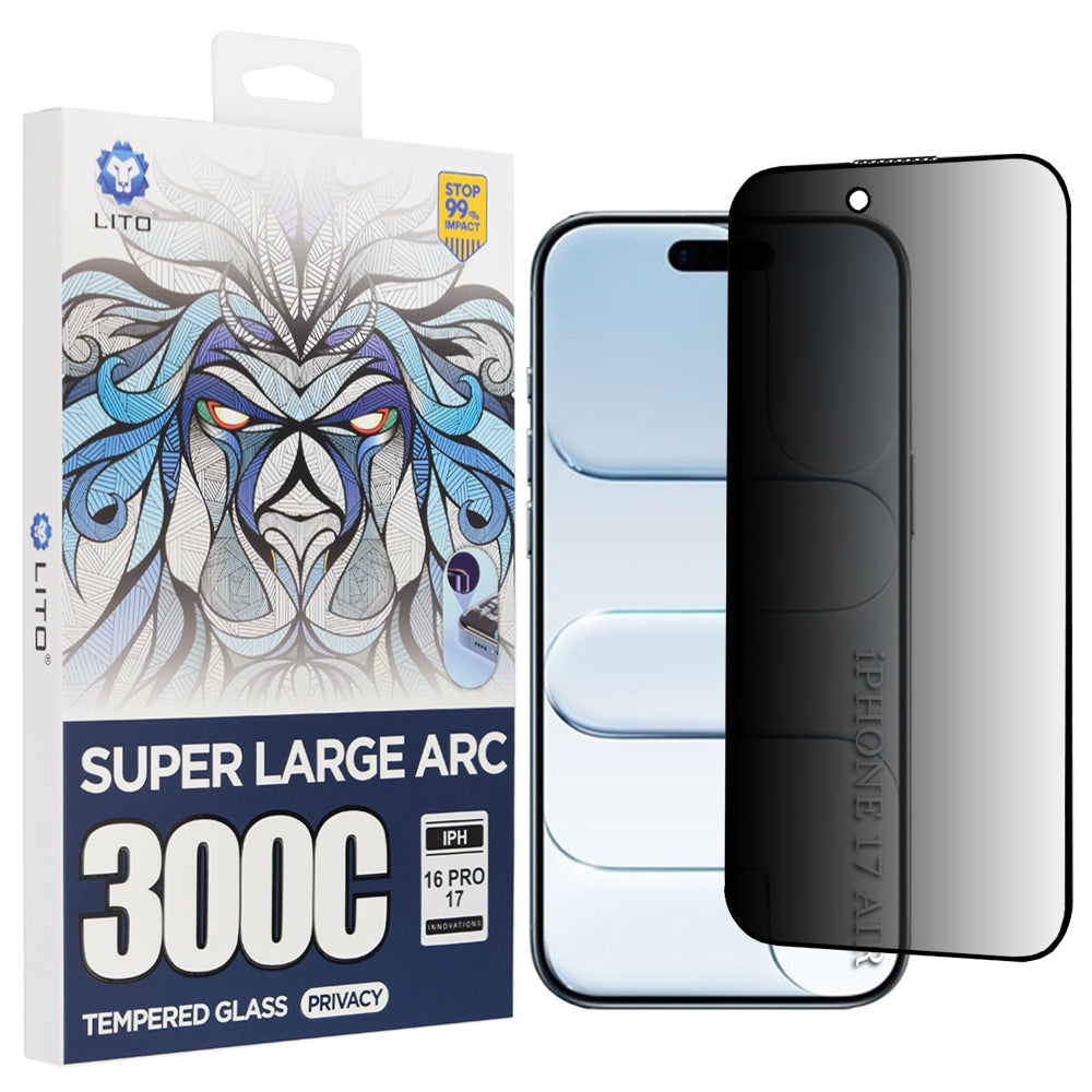 Lito - D+ Max Privacy 300C - iPhone 17 Air - Black