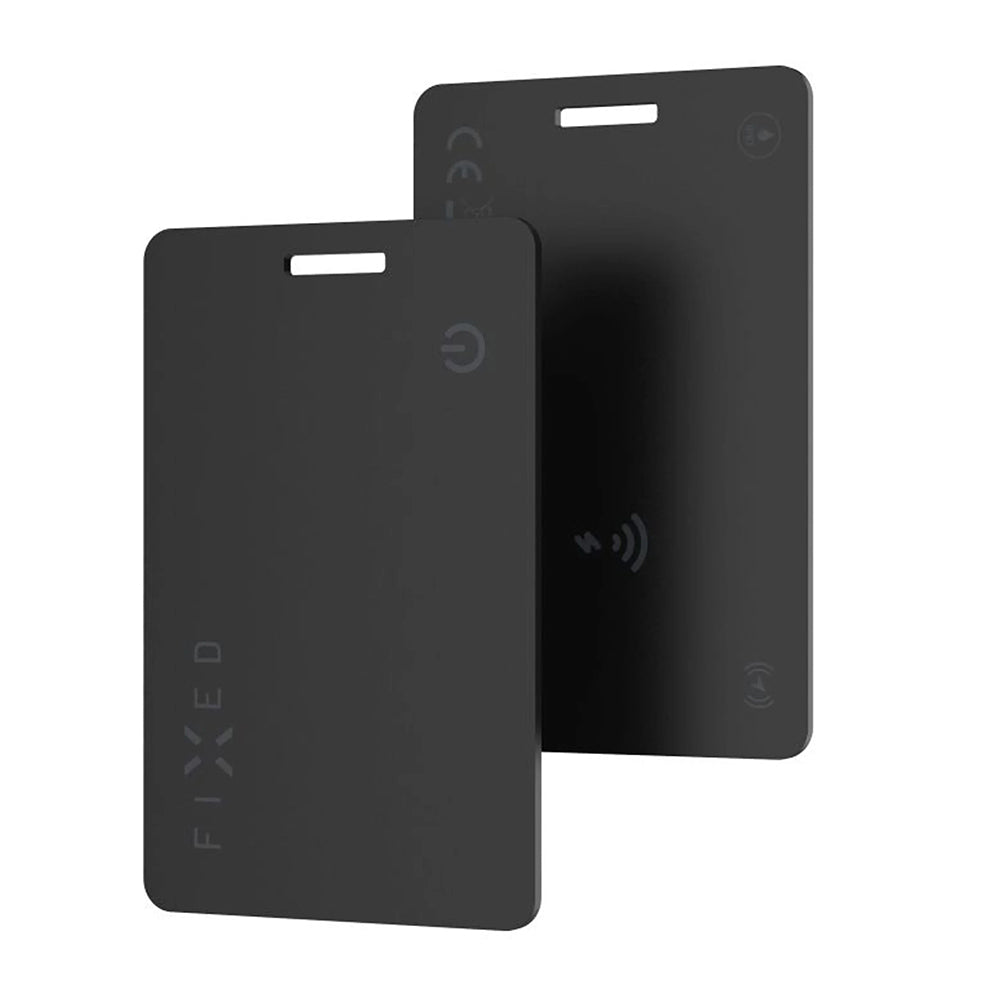 Fixed - Smart Tracker (FIXTAG-CARD2-BK) - Tag Card 2, Compatible with Apple Find My, LED, 156mAh, Bluetooth 5.1, IP67 - Black
