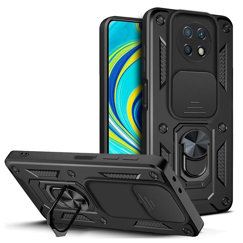 Techsuit - CamShield Series - Xiaomi Redmi Note 9 5G - Black