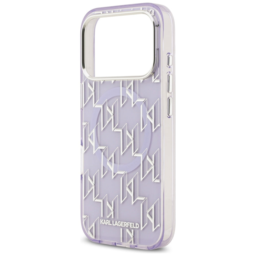 Karl Lagerfeld - IML MagSafe KL Monogram (KLHMP17LHMIKLMEU) - iPhone 17 Pro - Purple