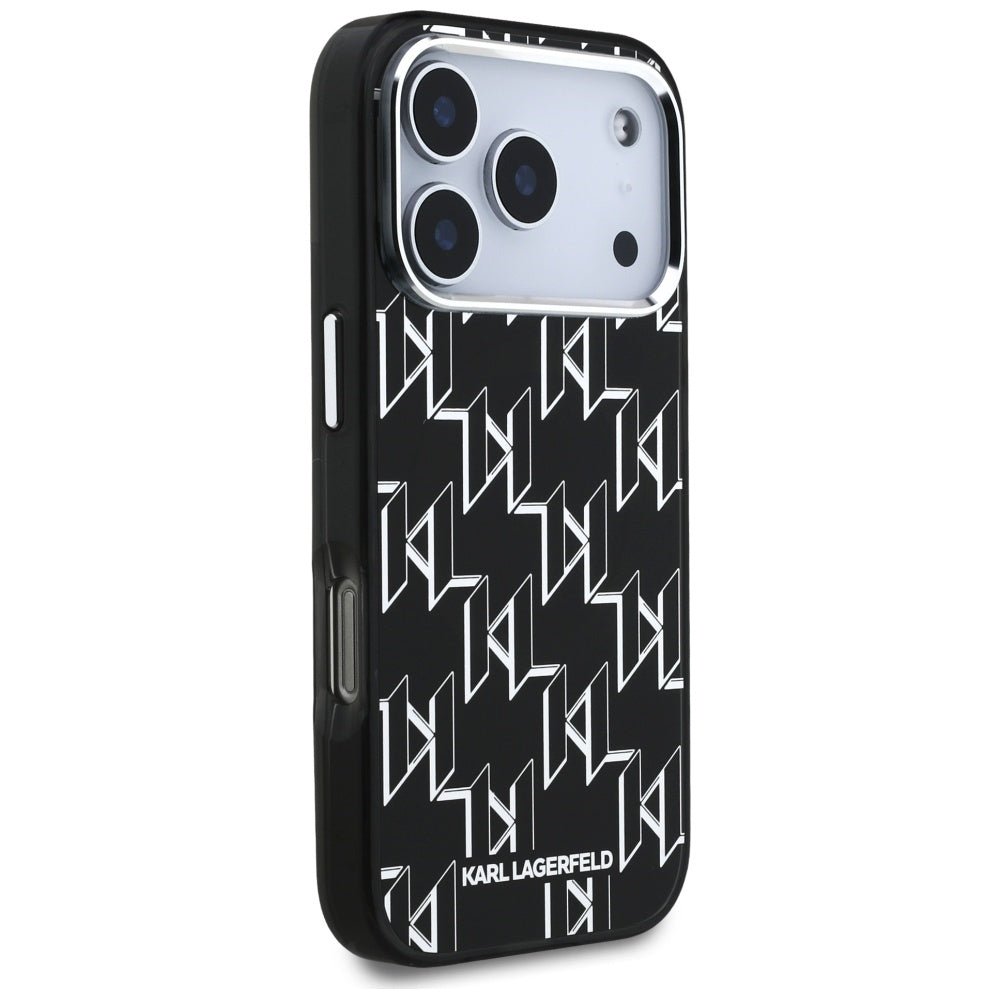Karl Lagerfeld - IML MagSafe KL Monogram (KLHMP17LHMIKLMEK) - iPhone 17 Pro - Black