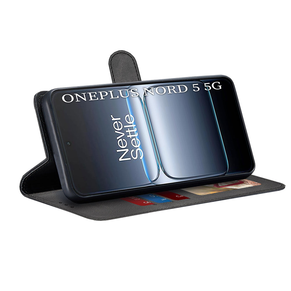 Techsuit - Diary Book - OnePlus Nord 5 - Black