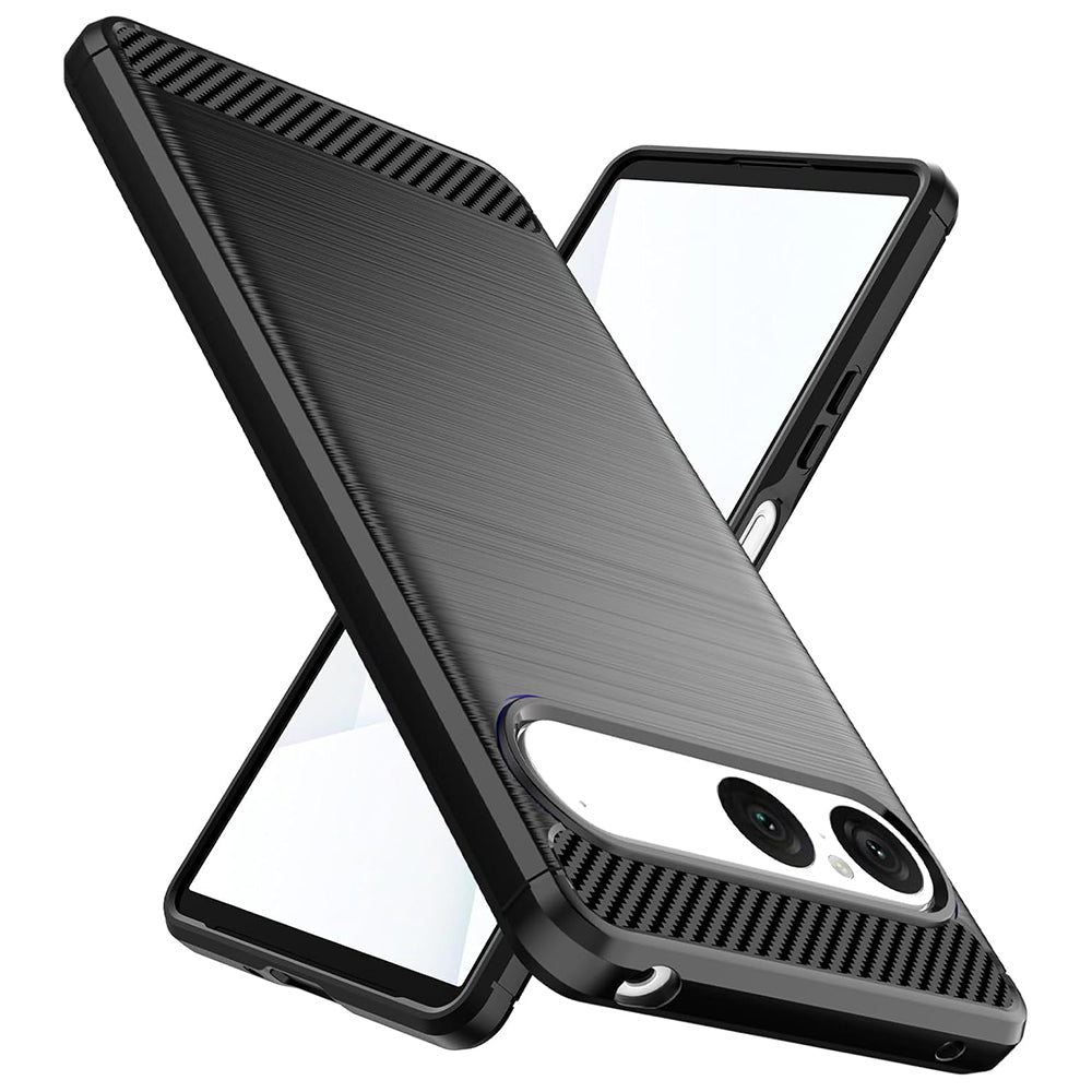 Techsuit - Carbon Silicone - Sony Xperia 10 VII - Black