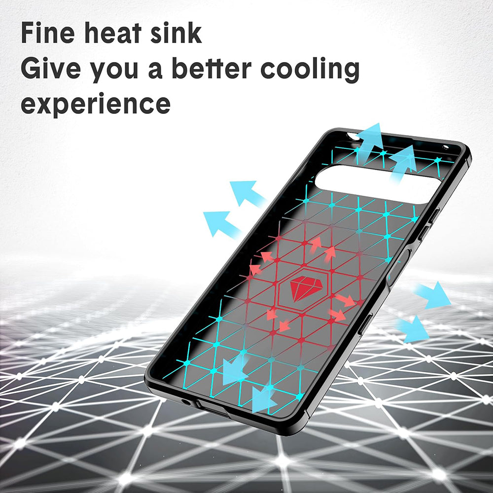 Techsuit - Carbon Silicone - Sony Xperia 10 VII - Black