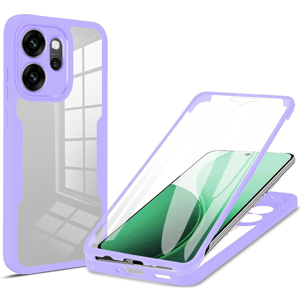 Techsuit - ColorVerse 360 Series + Screen Protector - Oppo Reno14 F / Reno14 FS 5G - Purple