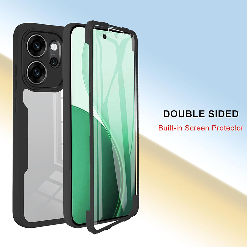 Techsuit - ColorVerse 360 Series + Screen Protector - Oppo Reno14 F / Reno14 FS 5G - Black
