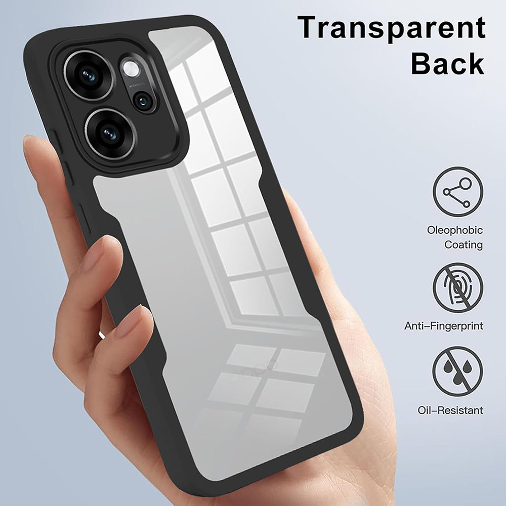 Techsuit - ColorVerse 360 Series + Screen Protector - Oppo Reno14 F / Reno14 FS 5G - Black