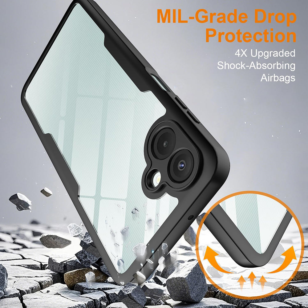 Techsuit - ColorVerse 360 Series + Screen Protector - Galaxy A07 4G - Black