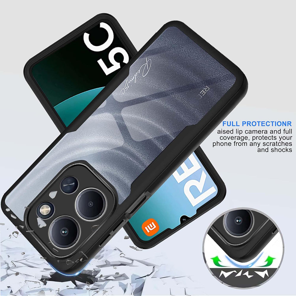 Techsuit - ColorVerse 360 Series + Screen Protector - Xiaomi Redmi 15C 4G / Redmi 15C 5G - Black