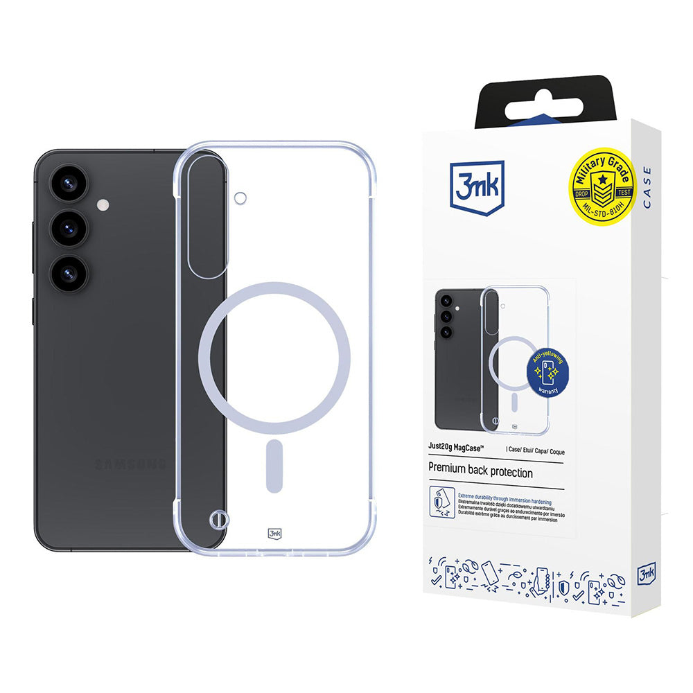 3mk - Just20g MagCase - Samsung Galaxy S25 - Transparent