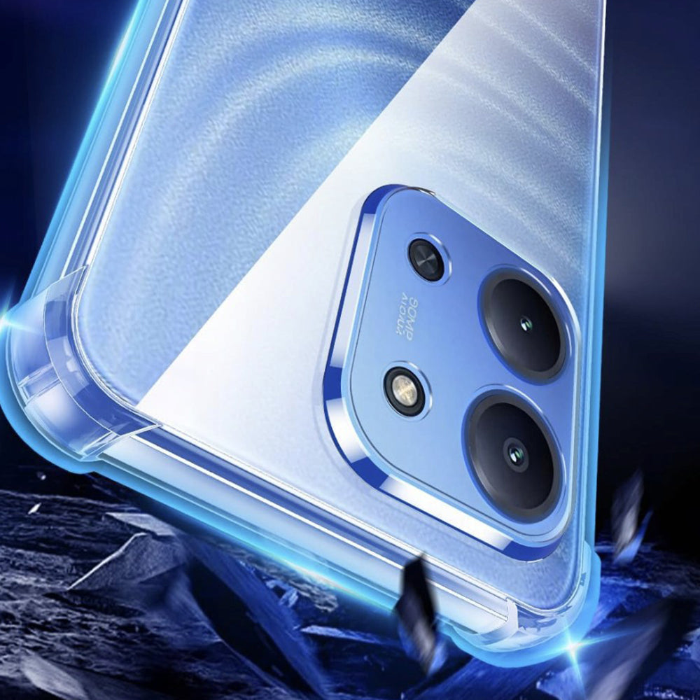 Techsuit - Shockproof Clear Silicone - Xiaomi Redmi 15C 4G / Redmi 15C 5G - Clear