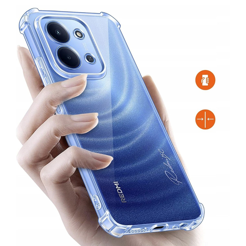 Techsuit - Shockproof Clear Silicone - Xiaomi Redmi 15C 4G / Redmi 15C 5G - Clear