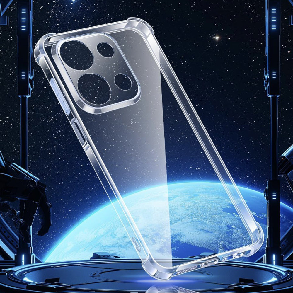 Techsuit - Shockproof Clear Silicone - Xiaomi Redmi 15C 4G / Redmi 15C 5G - Clear